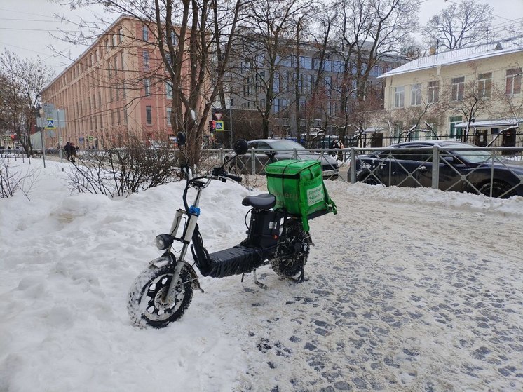 Петербург стал лидером по востребованности курьеров зимой