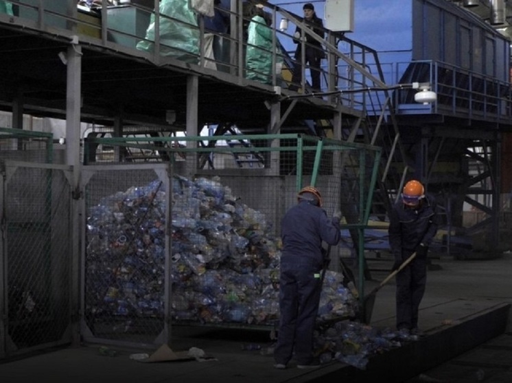 Единственный в Забайкалье завод сортировки мусора задействован только на 10%