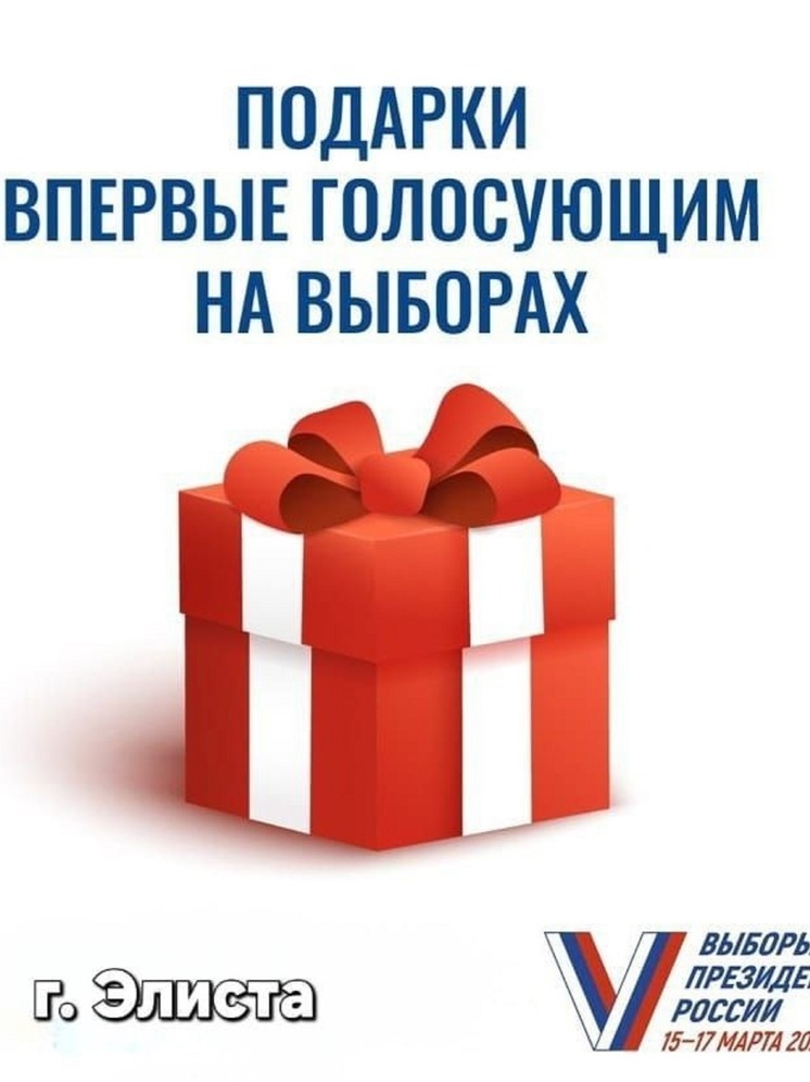 Молодые избиратели Элисты получат подарки