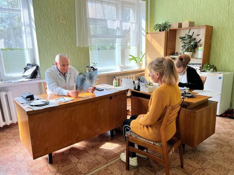 Ростовские врачи проводят диспансеризацию населения Херсонской области