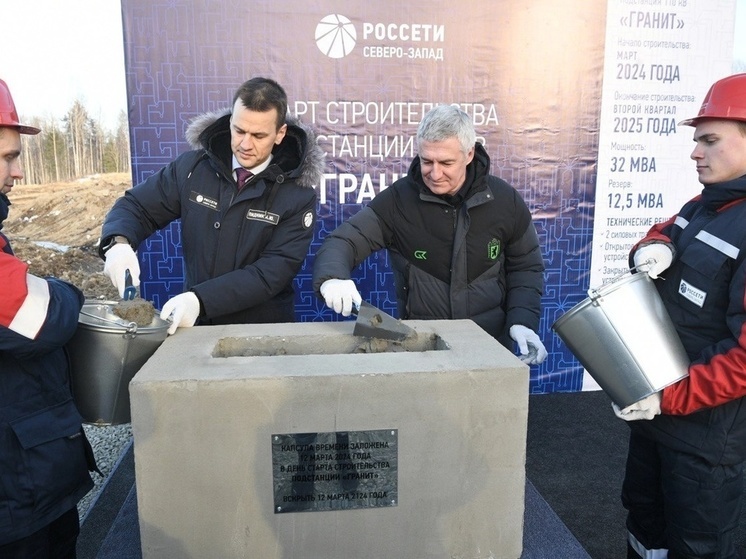 Мощную подстанцию Гранит начали строить под Петрозаводском