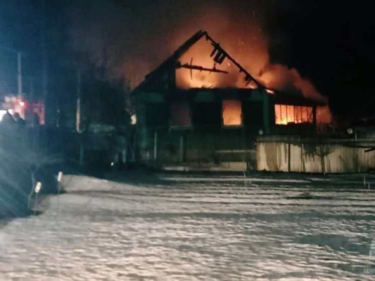 Два человека погибли на пожаре в брянском поселке Выгоничи