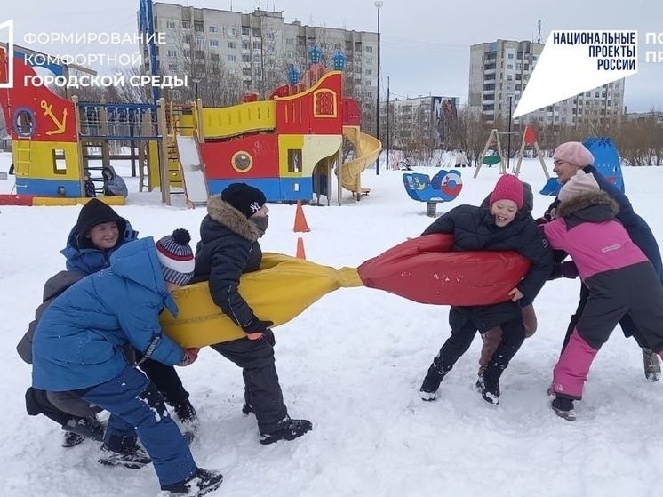 Северодвинцы участвуют в игровых программах на свежем воздухе