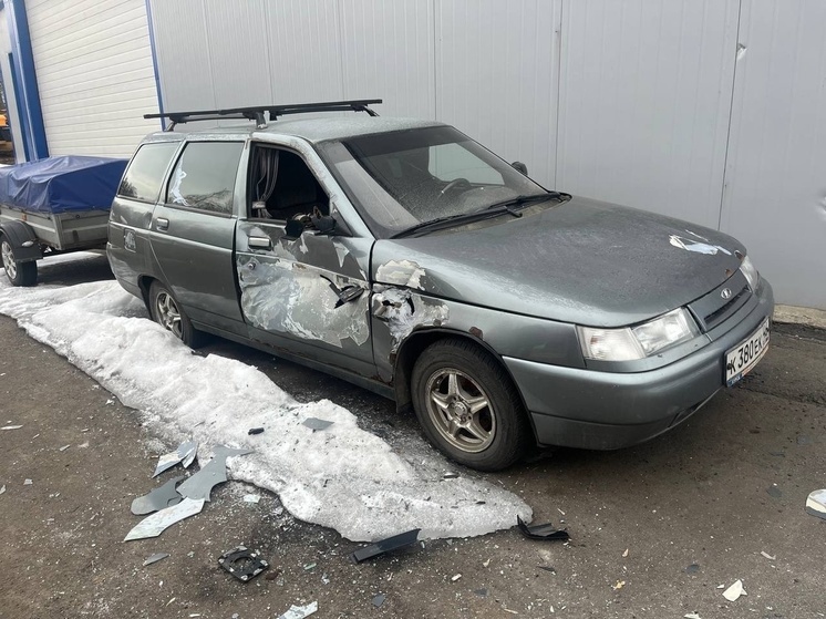 В Железнодорожном округе проходит подомовой обход после падения обломков БПЛА
