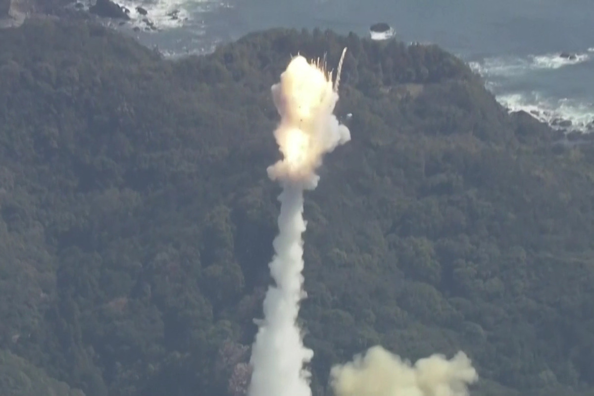 Japanese space rocket explodes seconds after launch