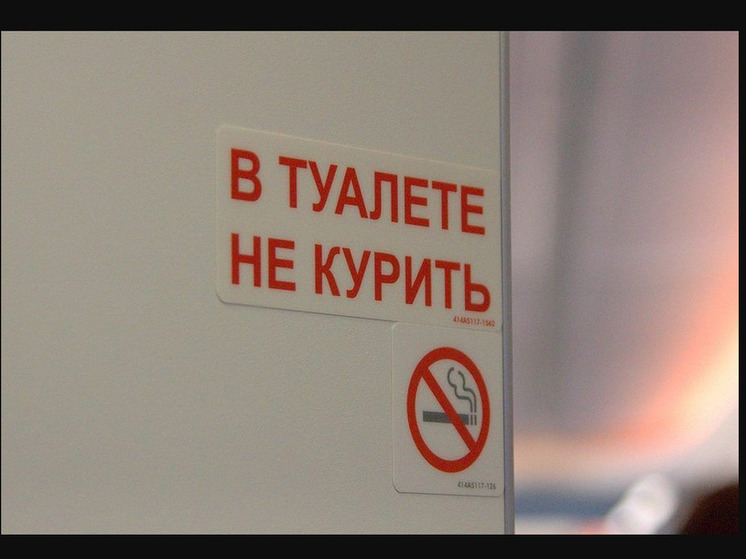 Дагестан: Пассажир наказан за курение в самолете