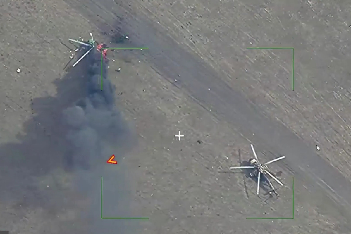 “The Su-34 arrived and finished it off”: details of the epic destruction of two Ukrainian Armed Forces helicopters have been revealed