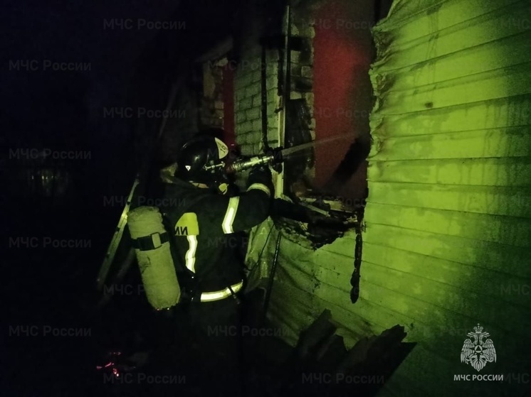 В Новозыбковском округе Брянщины сгорел дом: есть пострадавший