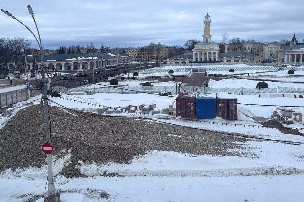 В Костроме вскоре возобновятся работы по ремонту Сусанинской площади