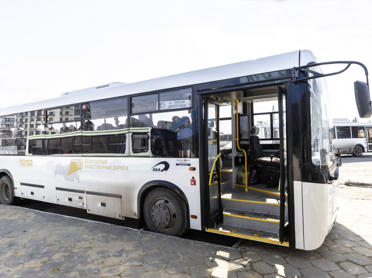 В Липецкой области приобретенные по нацпроекту автобусы выходят на маршруты