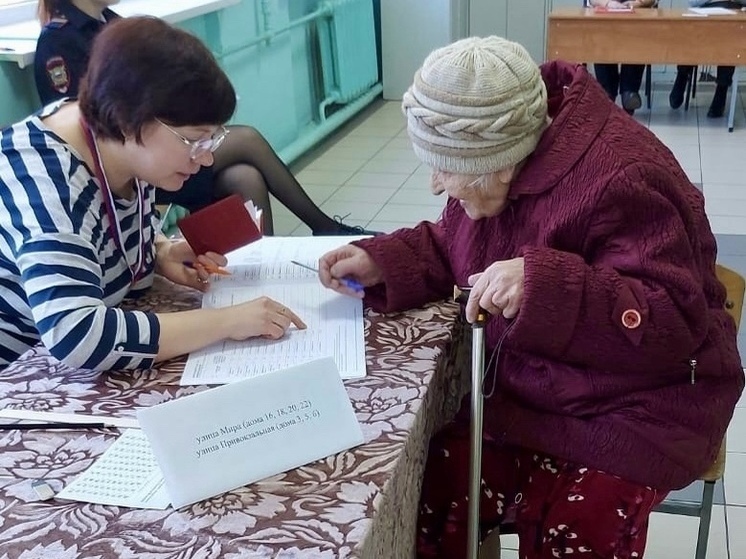 Старейший житель Ржева отдал свой голос на выборах президента в Тверской области