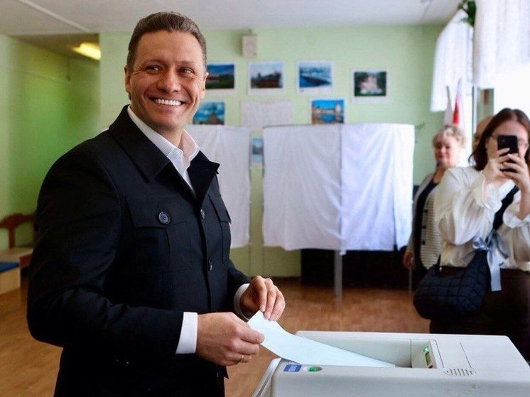 Врио губернатора Вологодской области Георгий Филимонов проголосовал на выборах президента