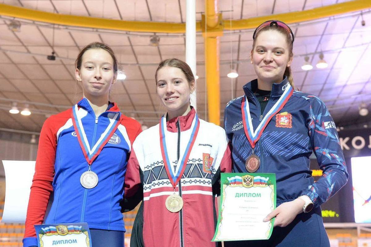 Moscow region speed skaters won 5 medals at the SKR Cup Final