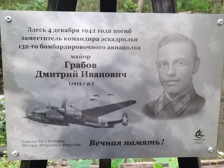 В Тверской области обнаружили место гибели советского авиатора, пропавшего без вести в 1942 году