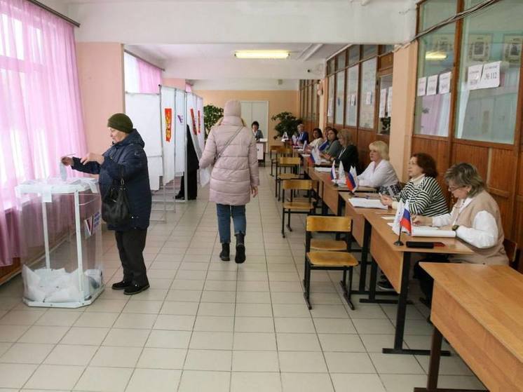 В Серпухове завершился первый день голосования на выборах Президента России