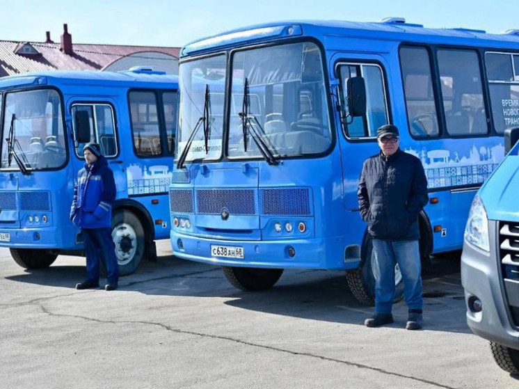 В один из округов Тамбовщины прибыли шесть новых автобусов