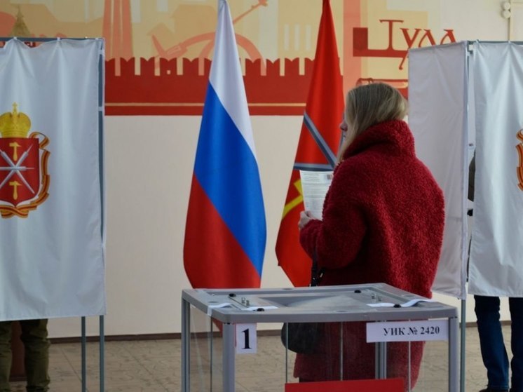15 марта на выборы президента РФ в Тульской области явились 37,43% избирателей