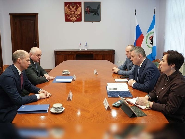 Нового главу «Газпром добыча Иркутск» представили губернатору Приангарья