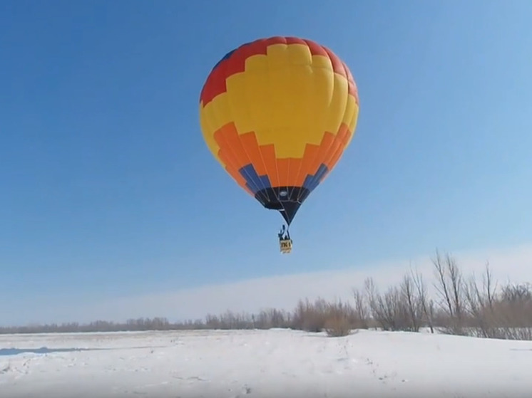 Путешественники перелетели лес между Барнаулом и Бийском на воздушном шаре