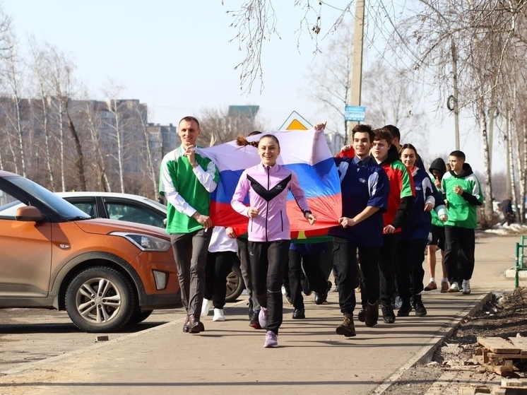 Липецкие студенты приняли участие в акции «Президентский забег»