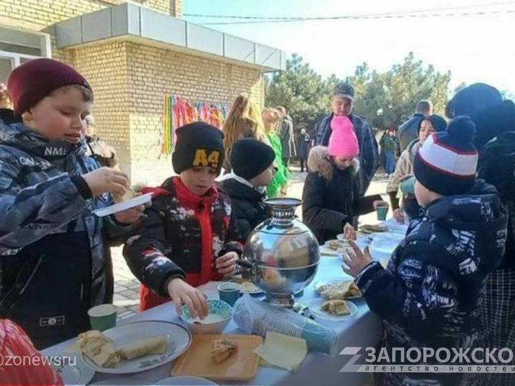 В Мелитопольском центре соцобслуживания провели Масленицу для детей