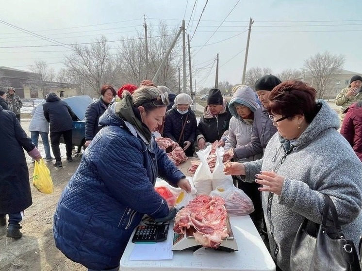 В райцентре Калмыкии прошла сельскохозяйственная ярмарка