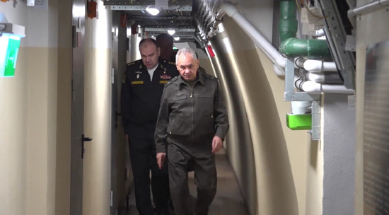 Сергей Шойгу посетил командный пункт Черноморского флота: видео