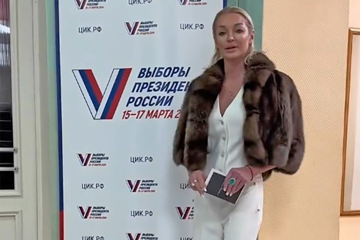 Volochkova was found drunk at the polling station