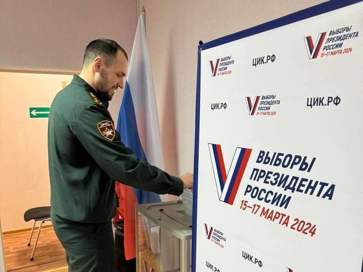 В Железноводске Герой России Никита Палазник проголосовал на выборах
