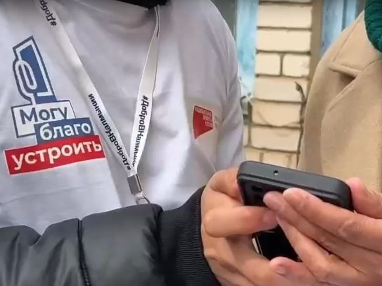 Волонтеры помогают жителям Калмыкии в голосовании за объекты благоустройства