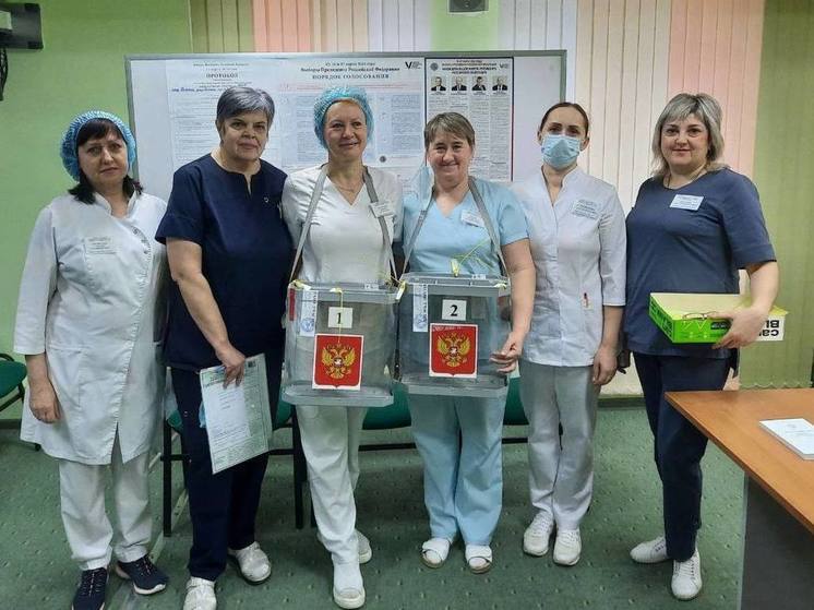 В белгородских больницах организовали временные избирательные участки
