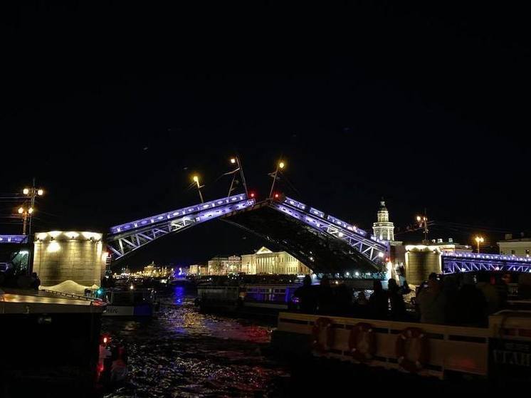 Ночью 18 марта в Петербурге разведут Дворцовый мост