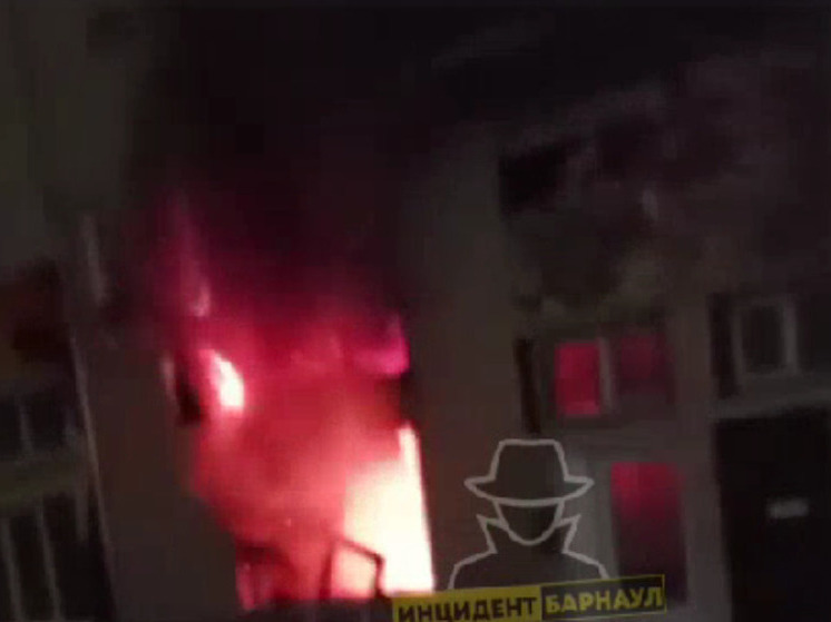 В Барнауле сгорела шашлычная