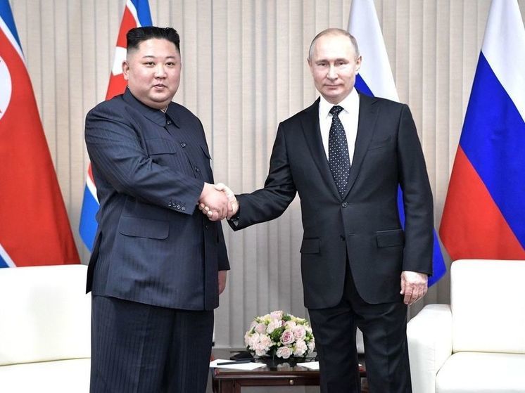 Глава Северной Кореи Ким Чен Ын поздравил Путина с победой на выборах