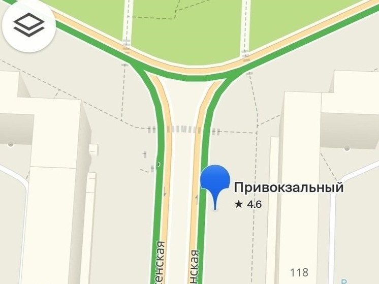 В конце улицы Воскресенская в Архангельске установят знаки запрета остановки