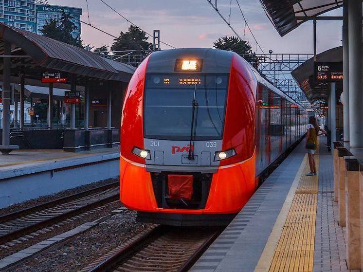 На участке «Мацеста-Сочи» изменилась схема движения пригородных поездов