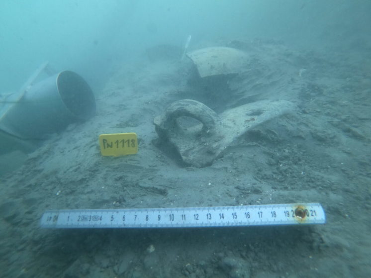 Деревянные колья и паруса были найдены в почти первозданном виде