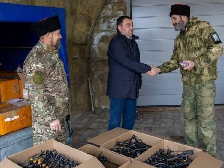 Военнослужащим в Запорожской области доставили груз от краснодарского депутата