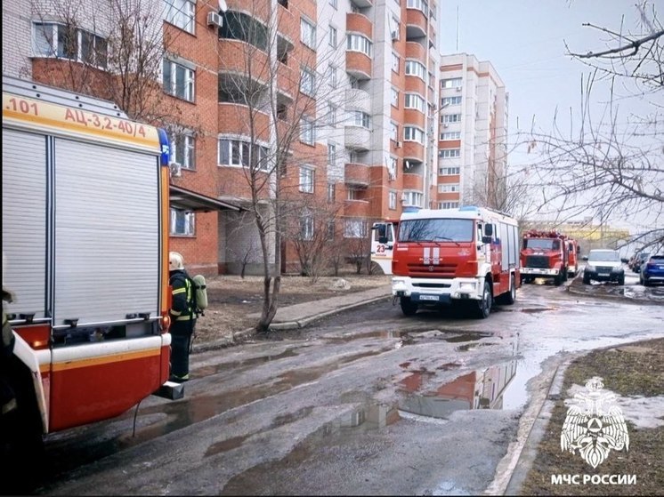 На улице Урывского в Воронеже при пожаре спасли от дыма 8 детей