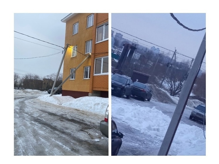 В Ярославской области неубранный вовремя снег стал причиной немалых проблем