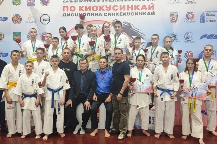 Fighters from Transbaikalia took 15 medals at the Far Eastern Federal District Kyokushin Championship