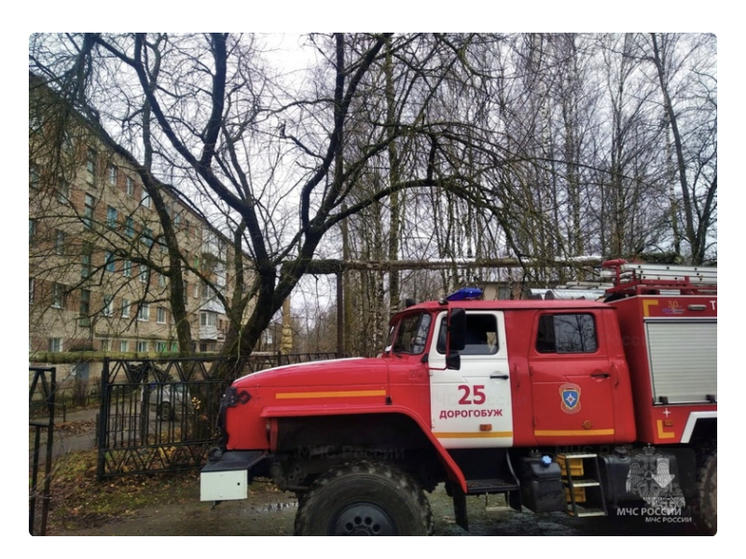 В Дорогобуже произошёл пожар в частном жилом доме