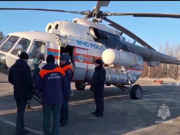Из Хабаровского края к месту обрушения рудника направлен вертолет со спасателями на борту