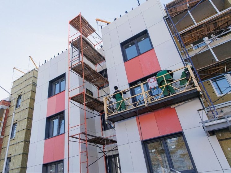 В Ликино-Дулево завершается строительство дома на 46 семей