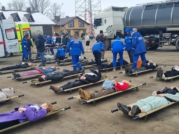 Минздрав провёл тренировку на случай серьёзного ДТП на трассе М-5