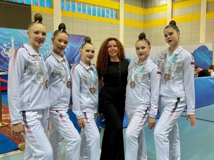 Сахалинские гимнастки стали бронзовыми призерами на турнире в Новосибирске
