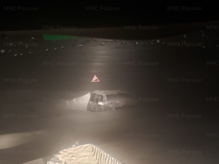 На Курилах спасли застрявших в снегу двух мужчин