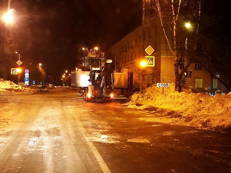 В ближайшие ночи из-за вывоза снега будут перекрыты две улицы в Йошкар-Оле