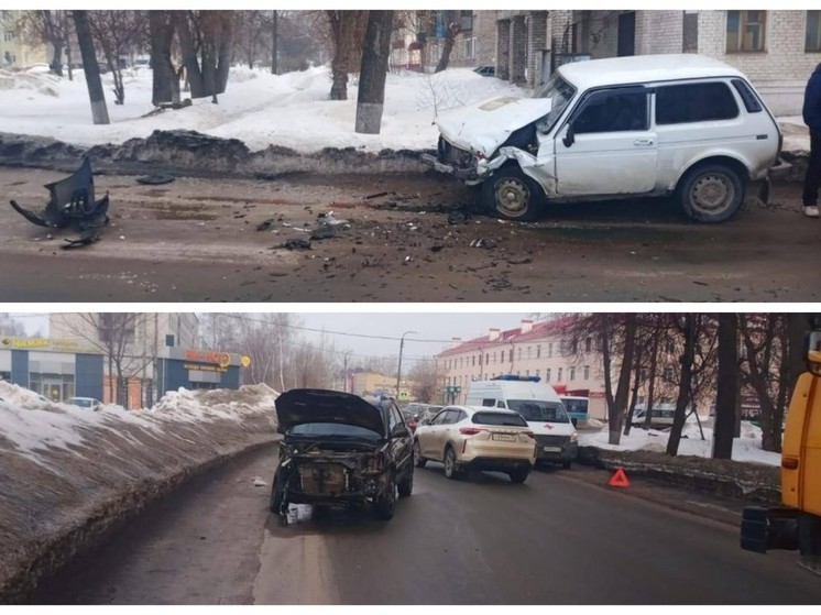 Два человека пострадали при столкновении автомашин в Волжске