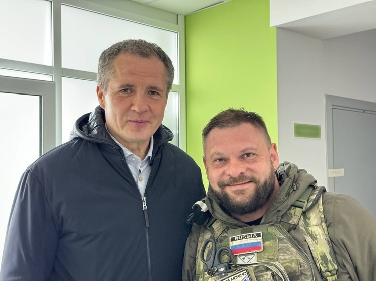 Белгородский губернатор Гладков встретился с Евгением Поддубным